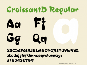 CroissantD Regular Version 001.005图片样张