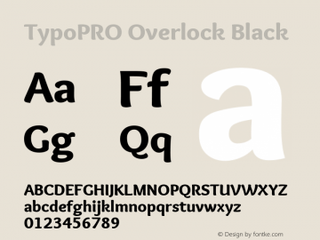 TypoPRO Overlock Black Version 1.001图片样张