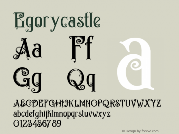 Egorycastle ☞ 001.000;com.myfonts.easy.seventh-imperium.egorycastle.regular.wfkit2.version.4odu Font Sample