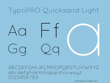 TypoPRO Quicksand Light 1.002图片样张