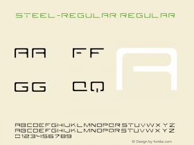 Steel-Regular Regular Version 1.000;com.myfonts.easy.cerri-antonio.steel.regular.wfkit2.version.3Tq3图片样张