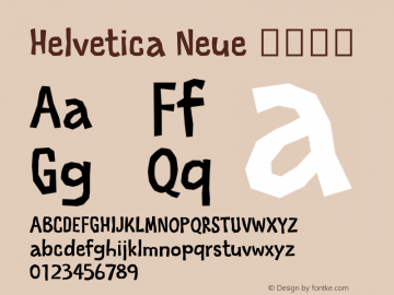 Helvetica Neue 中等斜体 10.0d35e1图片样张