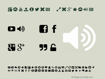 Glyphter Regular Version 1.0 Font Sample