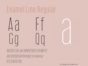 Enamel Line Regular 1.000;com.myfonts.easy.reserves.enamel.line.wfkit2.version.3SsT图片样张