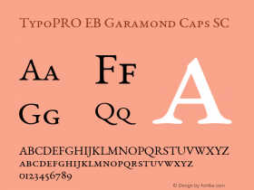 TypoPRO EB Garamond Caps SC Version 000.010图片样张