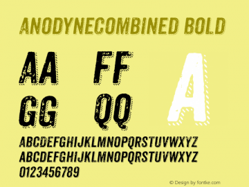 AnodyneCombined Bold Version 1.000;com.myfonts.easy.yellow-design.anodyne.combined-italic.wfkit2.version.3Fhj Font Sample