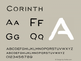 Corinth ☞ Version 1.000;com.myfonts.easy.albatross.corinth.regular.wfkit2.version.4oAG图片样张