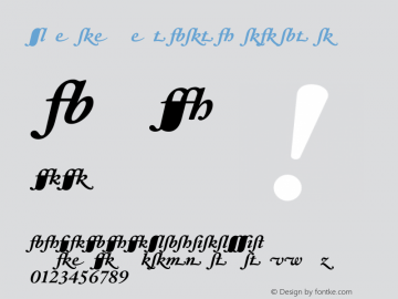 Hoefler Text Alt Bold Italic 001.000图片样张