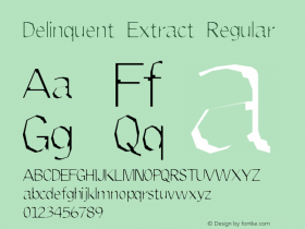 Delinquent Extract Regular 1999; 1.1图片样张