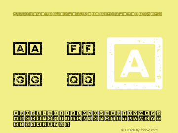 Woodkit Reprint Pro Alphabet A Regular Version 1.0; 2014图片样张