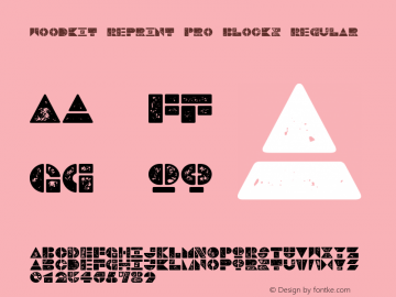 Woodkit Reprint Pro Blocks Regular Version 1.0; 2014图片样张