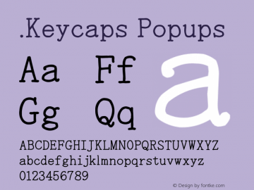 .Keycaps Popups 10.0d1e1图片样张