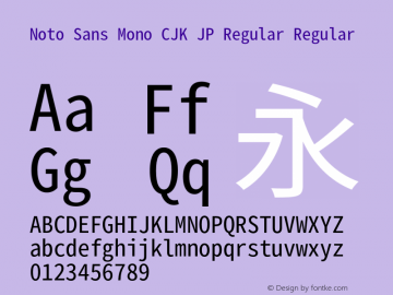 Noto Sans Mono Cjk Jp Regular Font Noto Sans Mono Cjk Jp Font Notosansmonocjkjp Regular Font Noto Sans Mono Cjk Jp Regular Version 1 004 Ps 1 004 Hotconv 1 0 82 Makeotf Lib2 5 63406 Font Otf Font Sans Serif Font Fontke Com