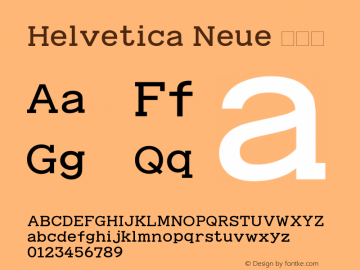 Helvetica Neue 细斜体 10.0d35e1图片样张