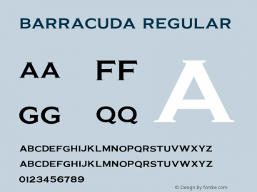 Barracuda Regular Version 1.000图片样张