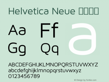 Helvetica Neue 中等斜体 10.0d35e1 Font Sample