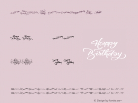 FMBirthday1.0 ☞ Version 001.000;com.myfonts.easy.fontmaker.fm-birthday-1-0.regular.wfkit2.version.4pzA Font Sample