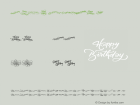 FMBirthday1.0 ☞ Version 001.000;com.myfonts.easy.fontmaker.fm-birthday-1-0.regular.wfkit2.version.4pzA Font Sample