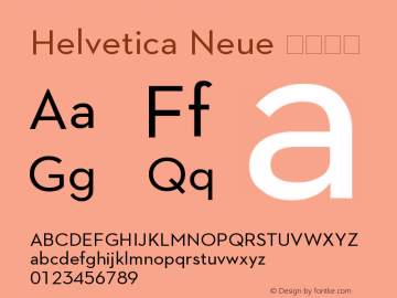 Helvetica Neue 超细斜体 10.0d35e1 Font Sample