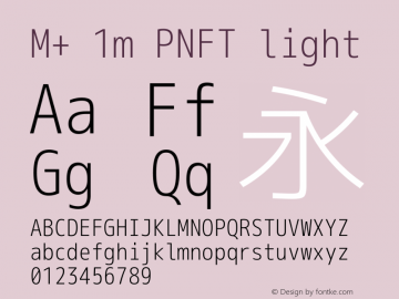 M+ 1m PNFT light Version 1.018图片样张