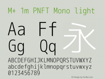 M+ 1m PNFT Mono light Version 1.018图片样张