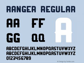 Ranger Regular Version 1.0图片样张
