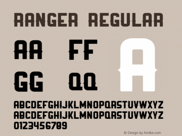 Ranger Regular Version 1.0图片样张