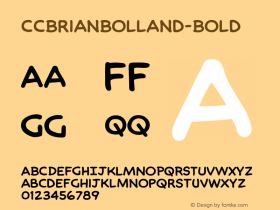 CCBrianBolland-Bold ☞ Version 1.000 2009 initial release;com.myfonts.easy.comicraft.brian-bolland.bold.wfkit2.version.4i5P图片样张