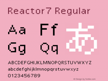 Reactor7 Regular Version 1.0图片样张