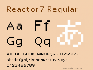 Reactor7 Regular Version 1.0图片样张