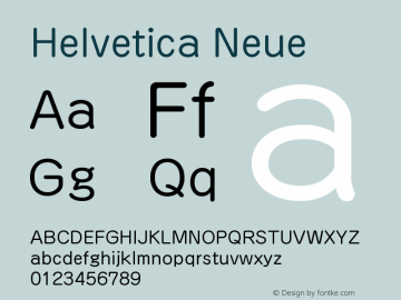 Helvetica Neue 粗体 10.0d35e1 Font Sample