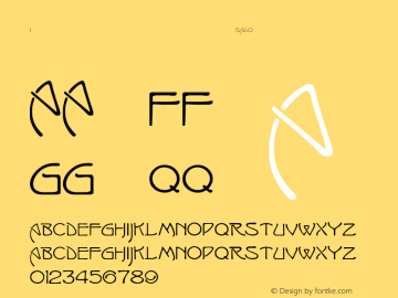 Isadora Regular Converted from D:\FONTTEMP\ISADO___.TF1 by ALLTYPE图片样张
