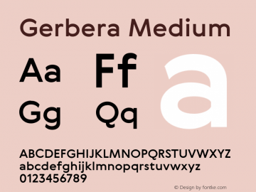 Gerbera Medium Version 1.000;com.myfonts.easy.brownfox.gerbera.medium.wfkit2.version.4kG4 Font Sample