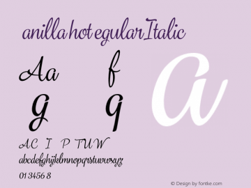 VanillaShotRegularItalic ☞ Version 1.000;com.myfonts.easy.fenotype.vanilla-shot .regular-italic.wfkit2.version.4sou Font Sample