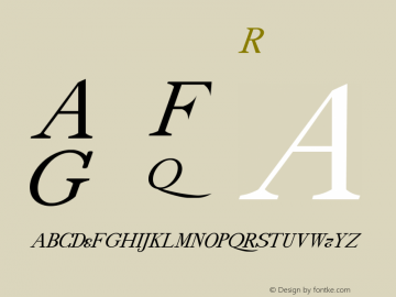 drmdozitsc12 Regular Version 001.001 Font Sample