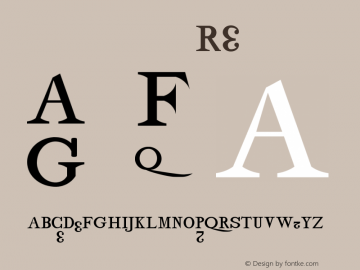 drmdozb10 Regular Version 001.001 Font Sample