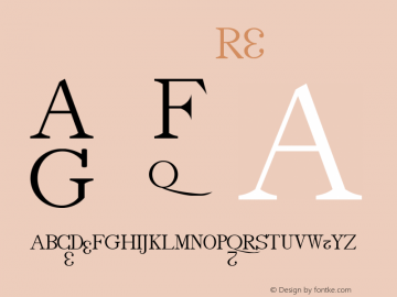 drmdozl17 Regular Version 001.001 Font Sample