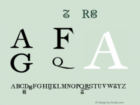 drmdozuibx8 Regular Version 001.001 Font Sample