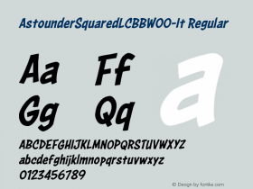 AstounderSquaredLCBBW00-It Regular Version 1.00图片样张