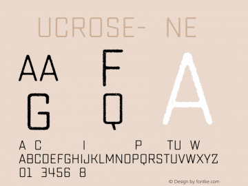 Sucrose-One ☞ Version 1.000;com.myfonts.easy.yellow-design.sucrose.one.wfkit2.version.4t2v图片样张