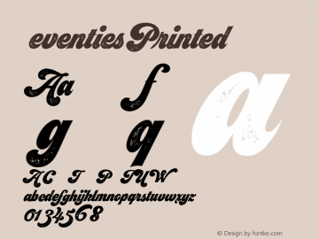 SeventiesPrinted ☞ 1.000;com.myfonts.easy.argentina-lian-types.seventies.printed.wfkit2.version.4sWk Font Sample