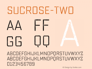 Sucrose-Two ☞ Version 1.000;com.myfonts.yellow-design.sucrose.two.wfkit2.gPv7图片样张