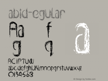 Rabid-Regular ☞ Version 1.000;PS 001.001;hotconv 1.0.56; ttfautohint (v0.95) -d;com.myfonts.easy.adult-human-male.rabid.regular.wfkit2.version.44At图片样张