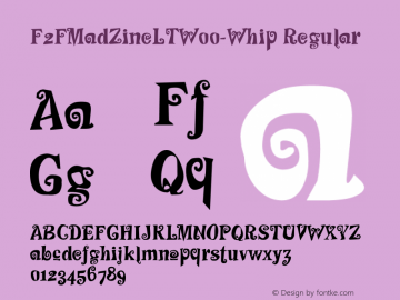 F2FMadZineLTW00-Whip Regular Version 1.00图片样张