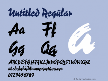 Untitled Regular Unknown图片样张