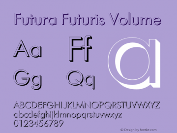 Futura Futuris Volume 1.000图片样张