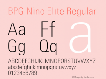 BPG Nino Elite Regular Version 3.005 2008图片样张