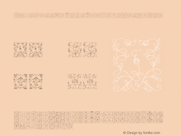 LiberteeOrnamentsW95-Rg Regular Version 1.00 Font Sample