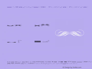 TribalismTwoW95-Regular Regular Version 1.00 Font Sample