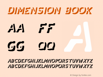 Dimension Book Version 001.000图片样张